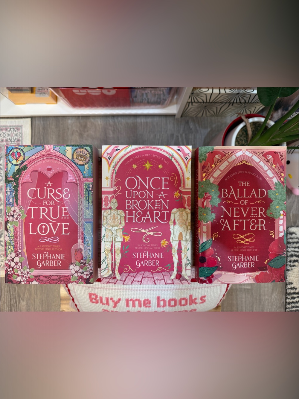 Stephanie Garber Hardcover Book Set - Pink Floral Covers